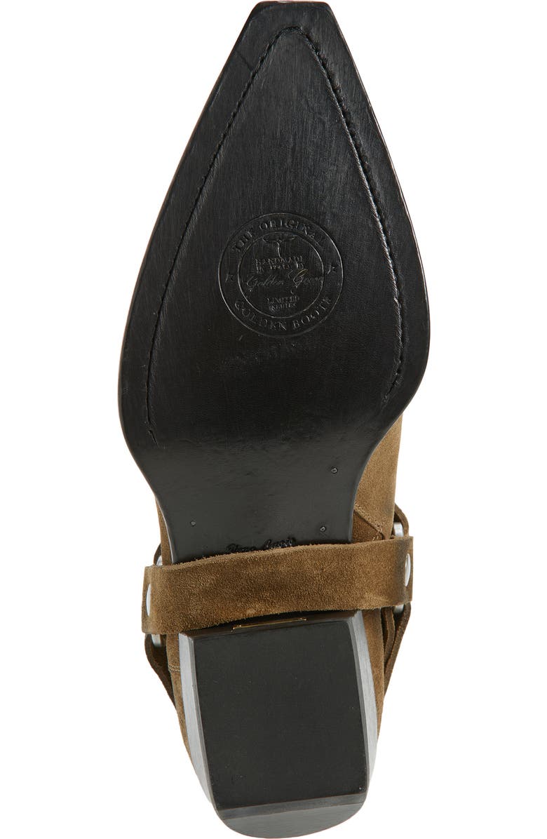 Golden Goose Debbie Harness Boot, Alternate, color, Kaki