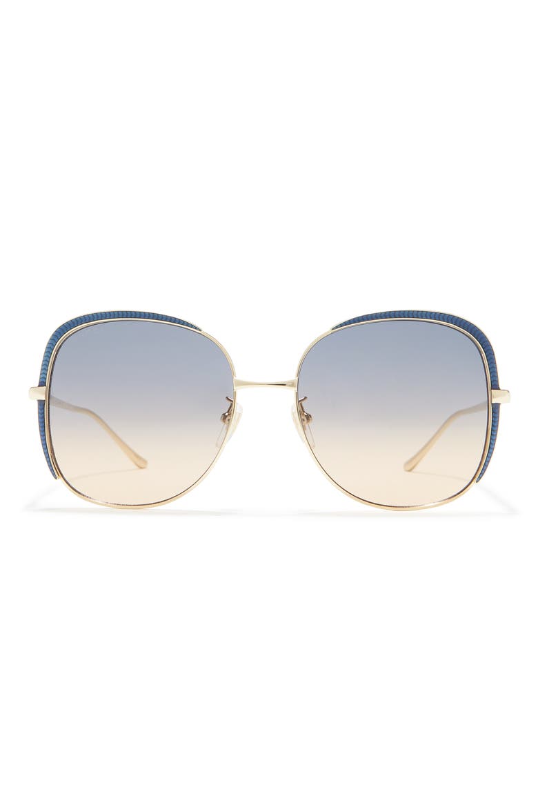 58mm Novelty Sunglasses, Main, color, GOLD GOLD MULTICOLOR