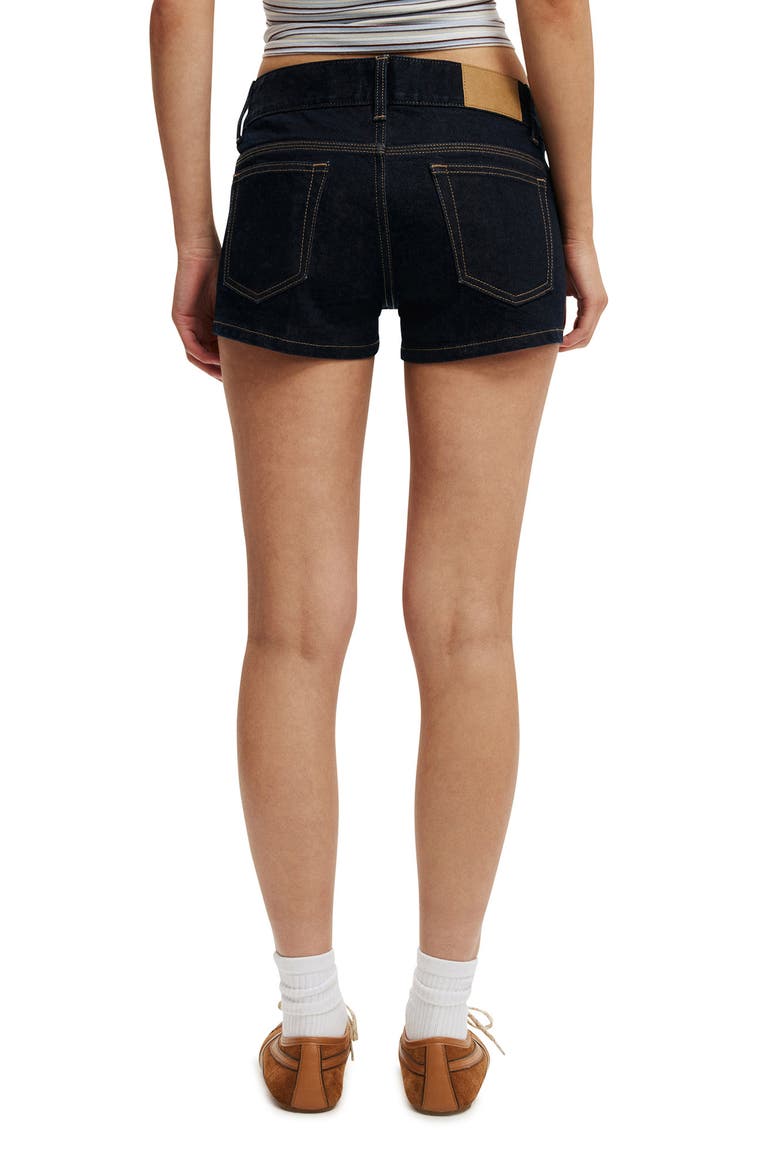 Women's Micro Low Denim Short, Alternate, color, Shutter Blue