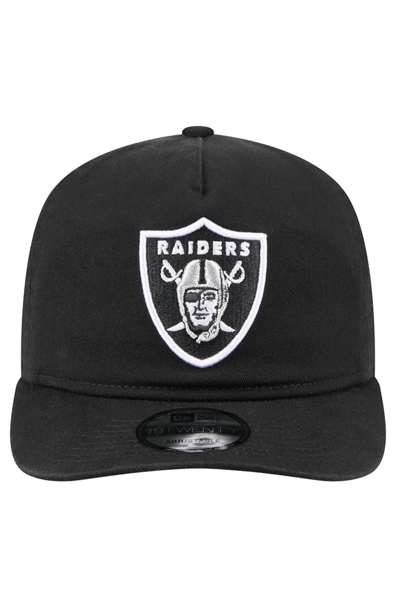 New Era Men's New Era  Black Las Vegas Raiders Team 19TWENTY Adjustable Hat, Alternate, color, 