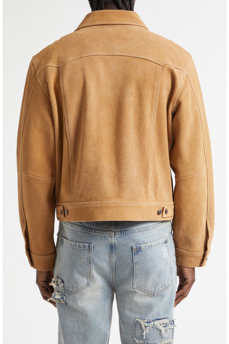 1968 Suede Trucker Jacket, Alternate, color, TAN