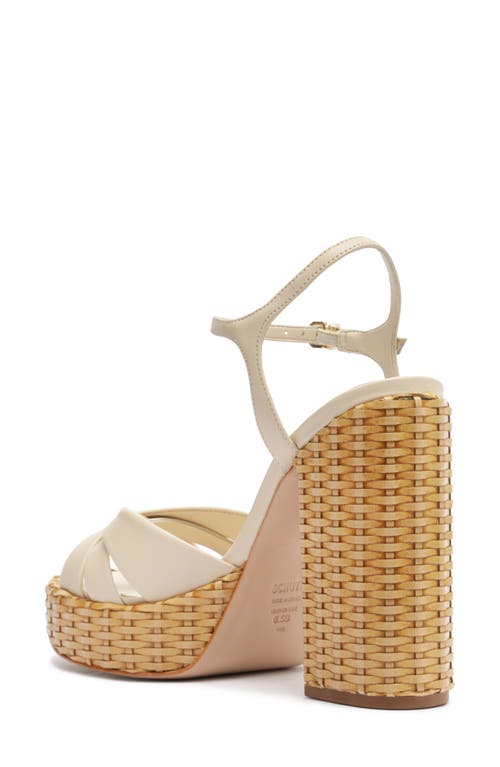 SCHUTZ SCHUTZ KEEFA WOVEN PLATFORM SANDAL