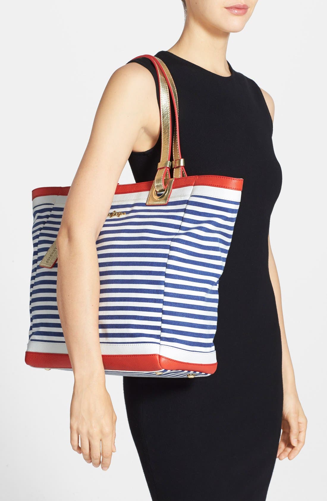 'Cabana' Tote, Alternate, color, RESORT WHITE
