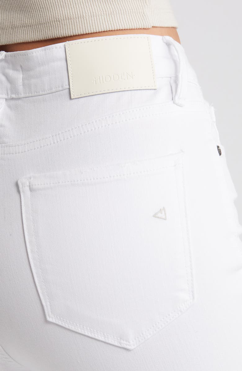 HIDDEN JEANS Distressed High Waist Ankle Skinny Jeans, Alternate, color, 