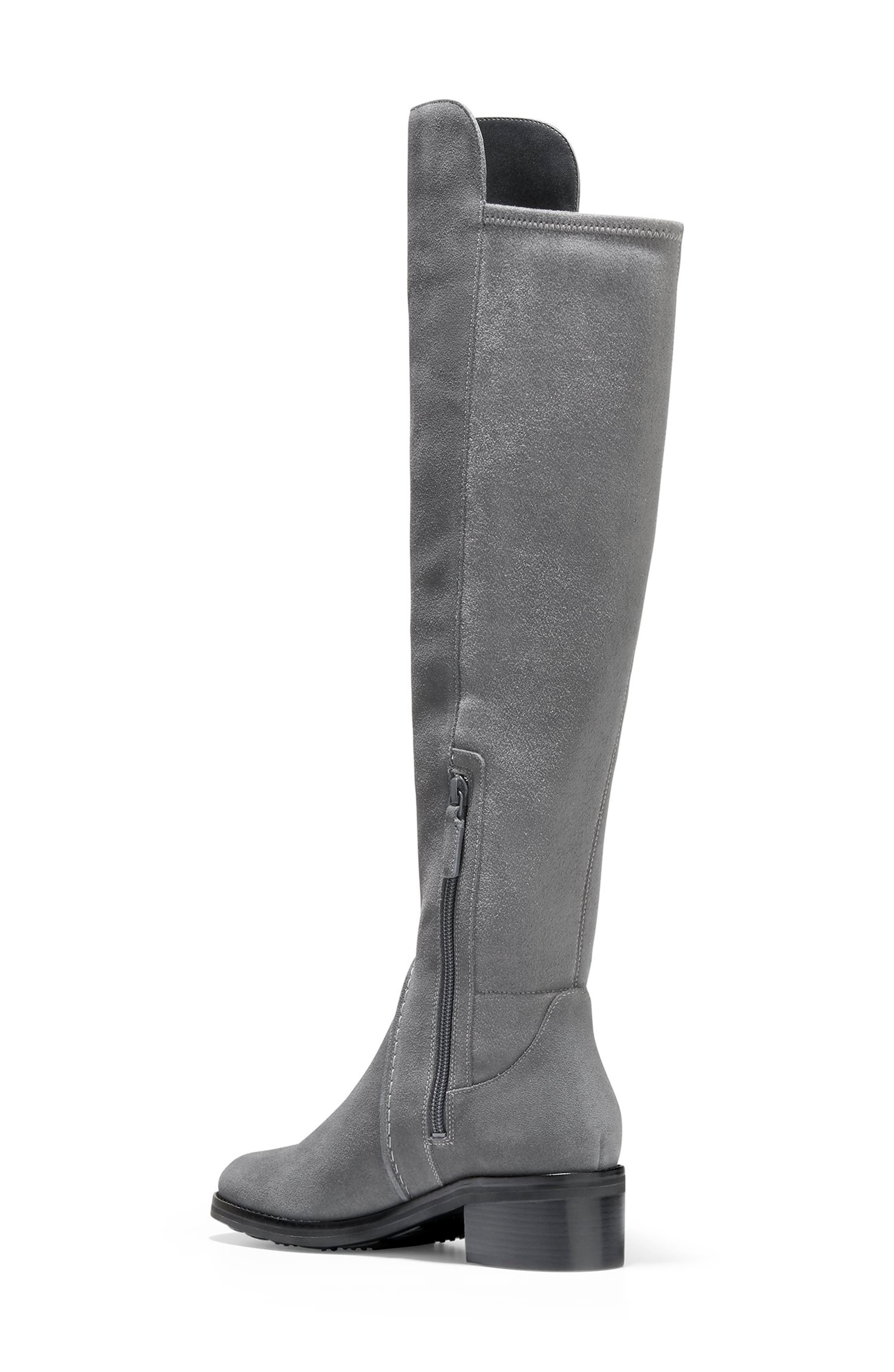 Calgary Water Resistant Over the Knee Boot, Alternate, color, MAGNET SUEDE