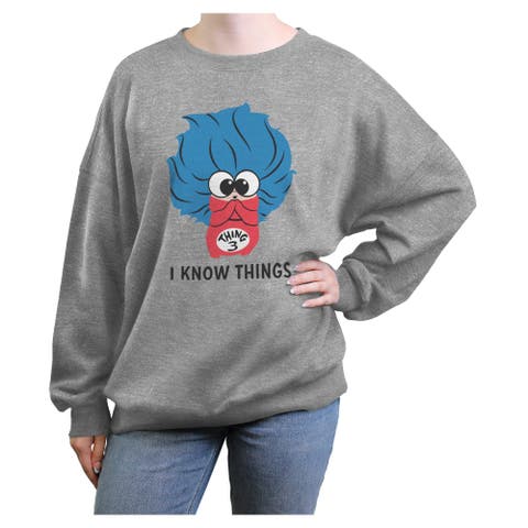Junior's I Know 3 Things Sweatshirt