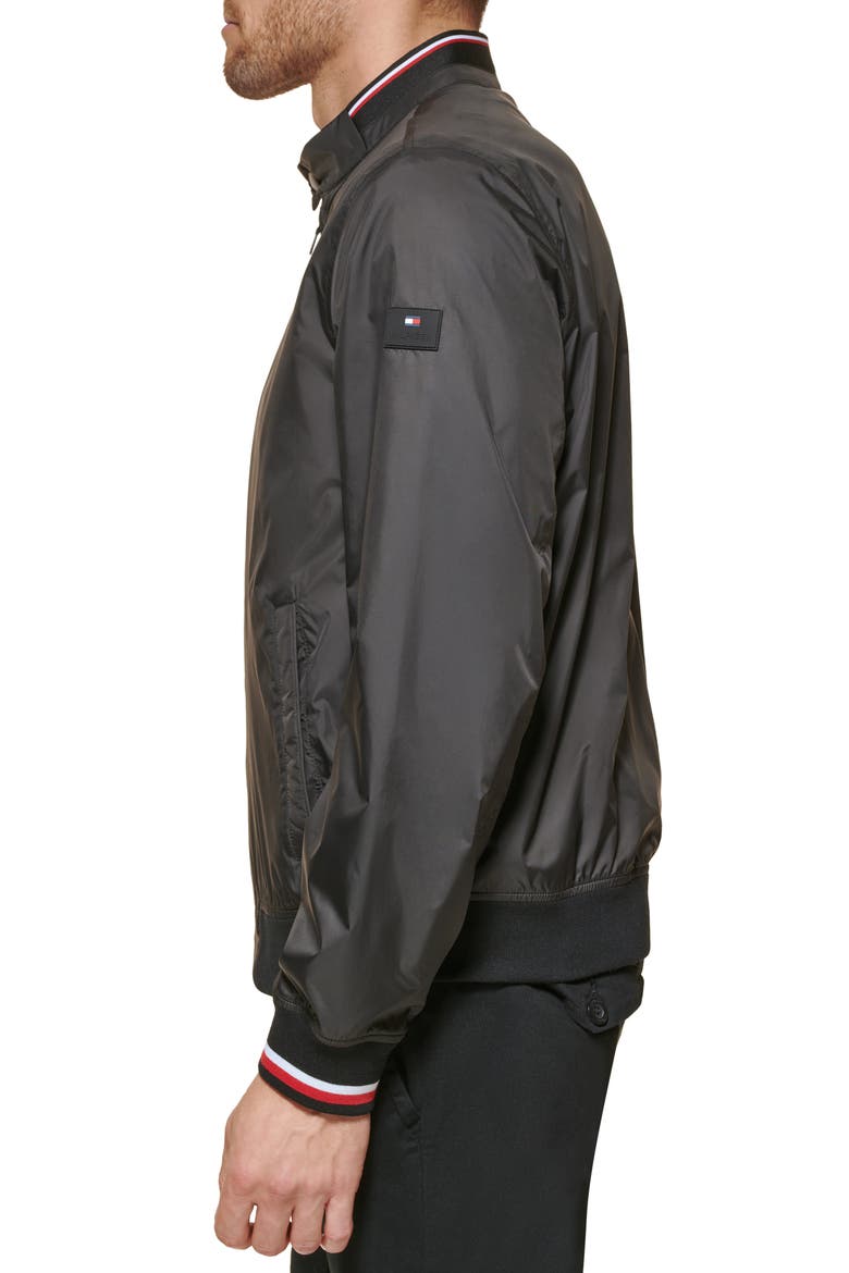 Lightweight Bomber Jacket, Alternate, color, BLACK