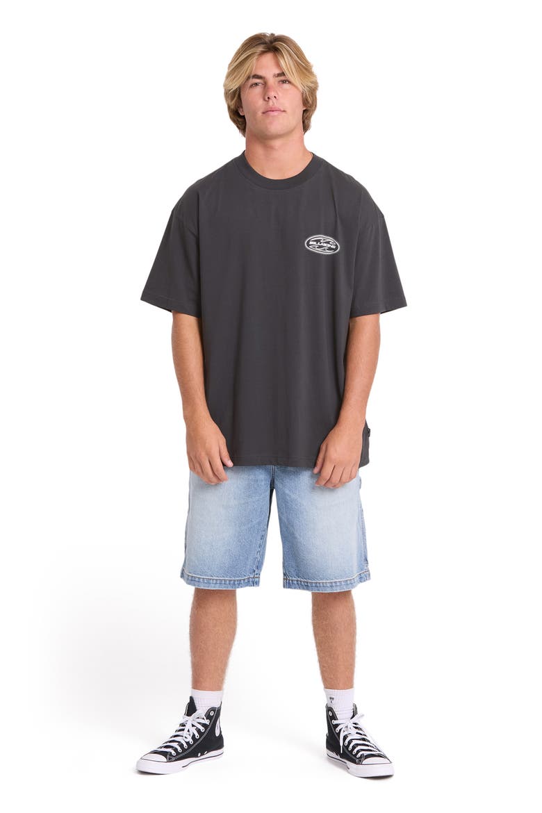 Bad Dog Graphic Tee, Alternate, color, WASHED BLACK