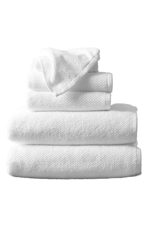 6-Piece Popcorn Textured Towel Set