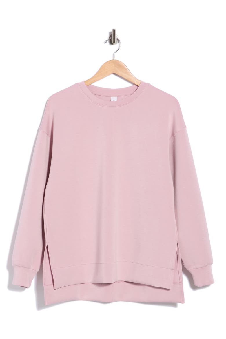Softlite Shore Crewneck Sweatshirt, Alternate, color, KEEPSAKE LILAC