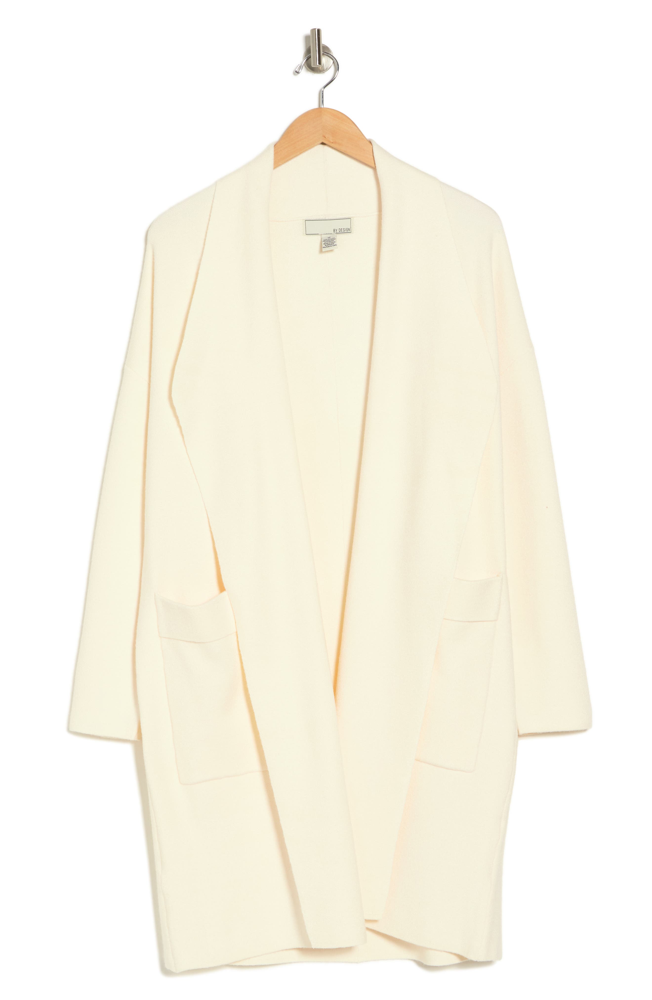 BY DESIGN Andrea Open Front Pocket Cardigan