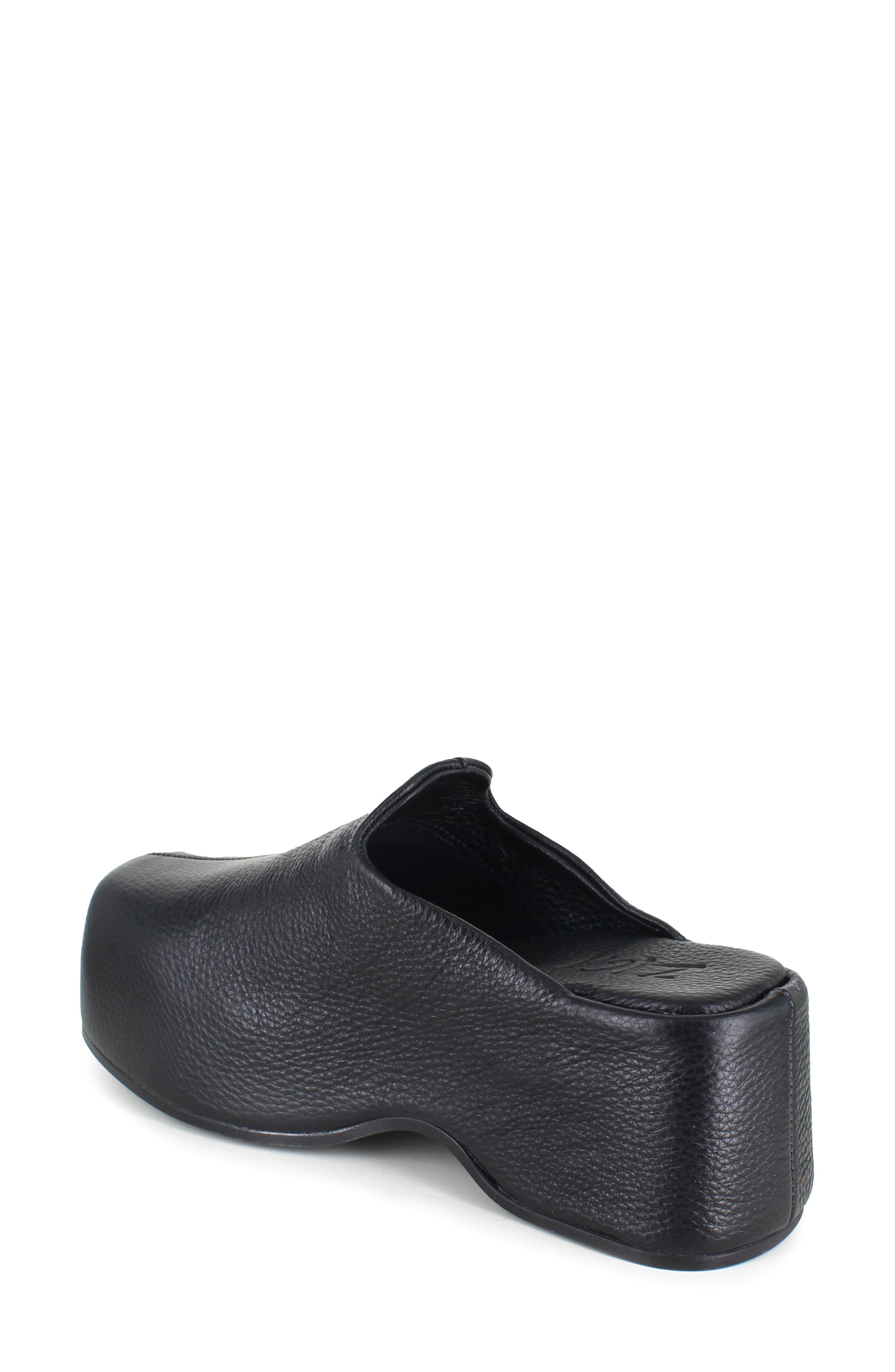 ZIGI Kristen Platform Clog, Alternate, color, Black Leather