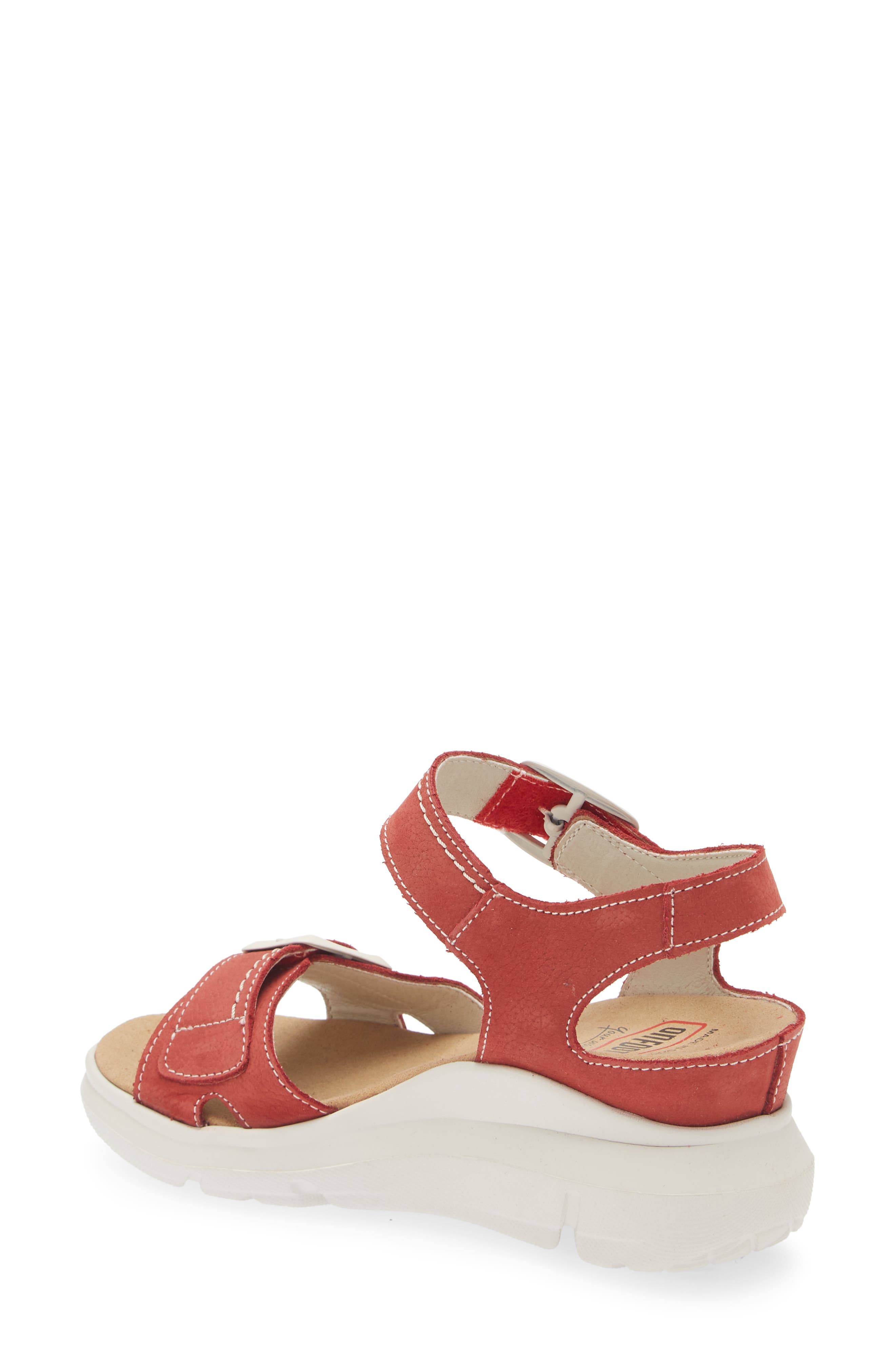 On Foot 80217 Orleans Wedge Sandal, Alternate, color, Red