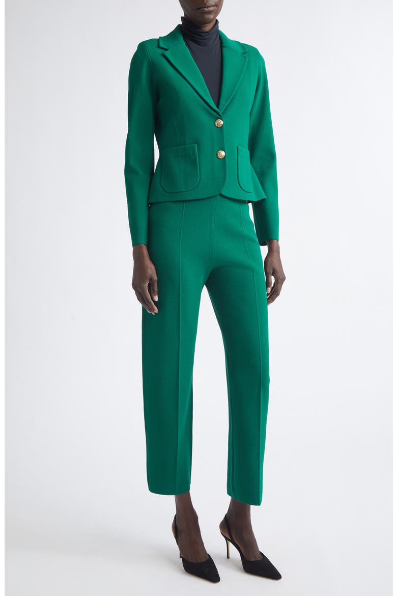 Dani Santa Roma Knit Pants, Alternate, color, CYPRESS