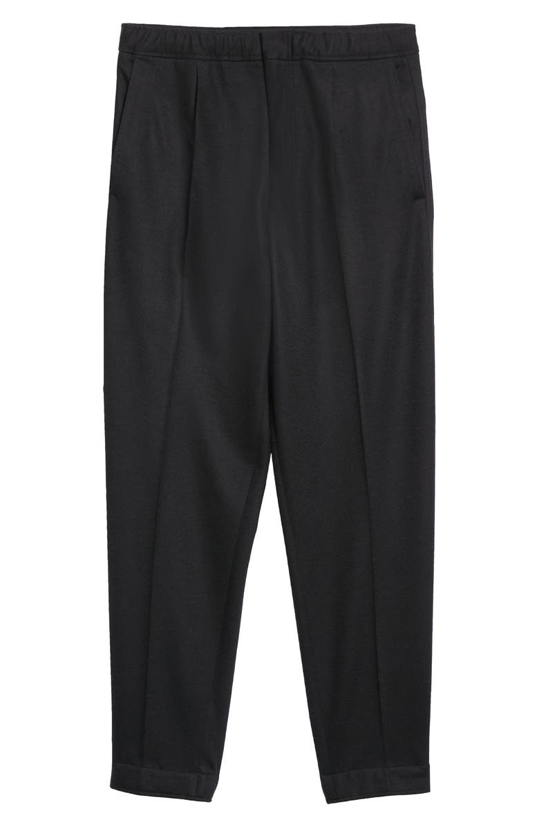 ZEGNA Pleated Wool Jersey Joggers, Alternate, color, 