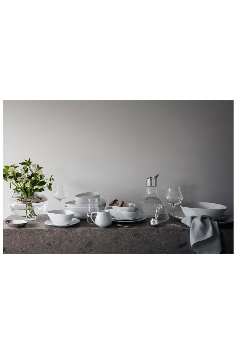 Sky 3-Piece Porcelain Dinnerware Set, Alternate, color, WHITE