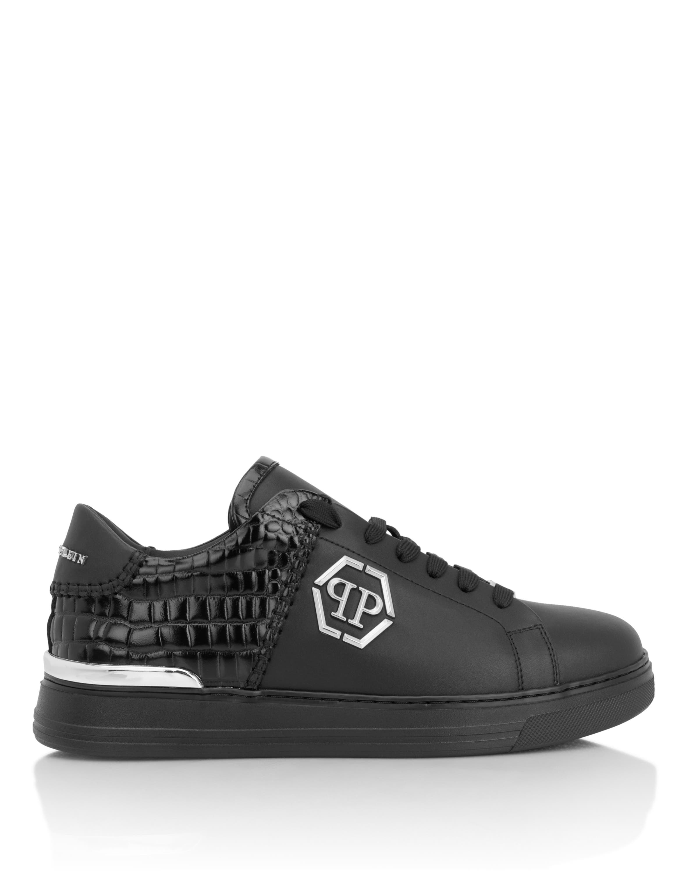 Low-Top Sneakers Icon Cocco Mix Unisex, Alternate, color, black/black