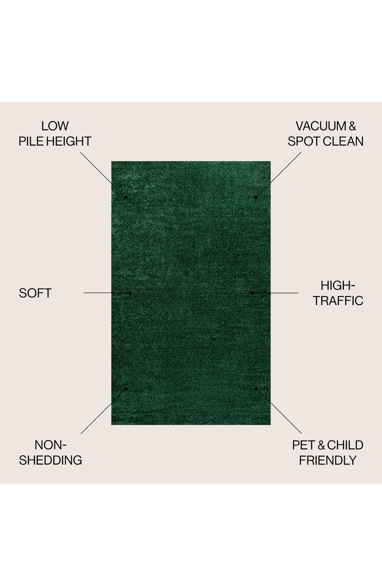 Haze Solid Low-Pile Area Rug