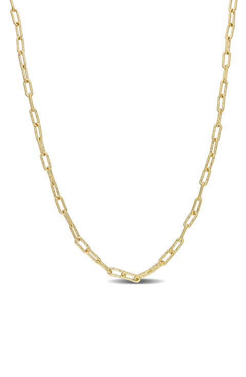 Paper Clip Chain Necklace