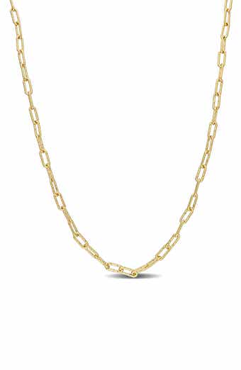 Paper Clip Chain Necklace