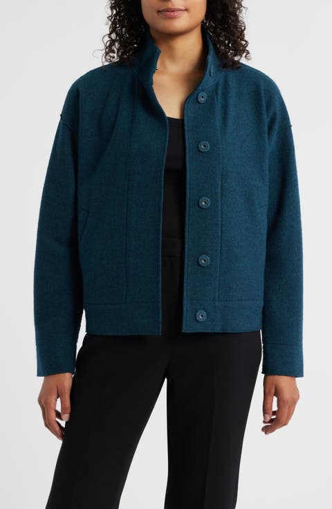 Boiled Wool Jacket (Regular & Petite)