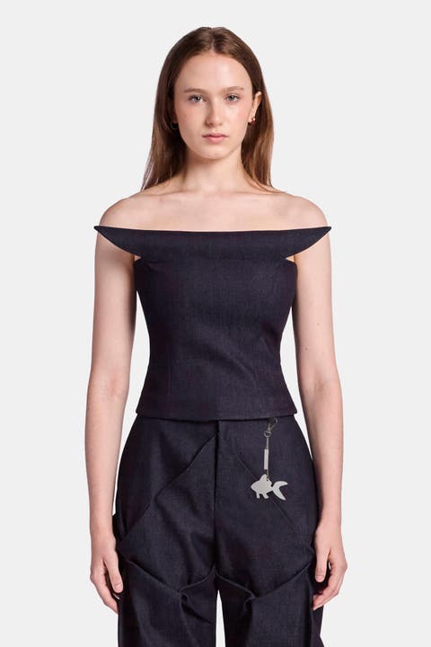 Astrid Denim Corset