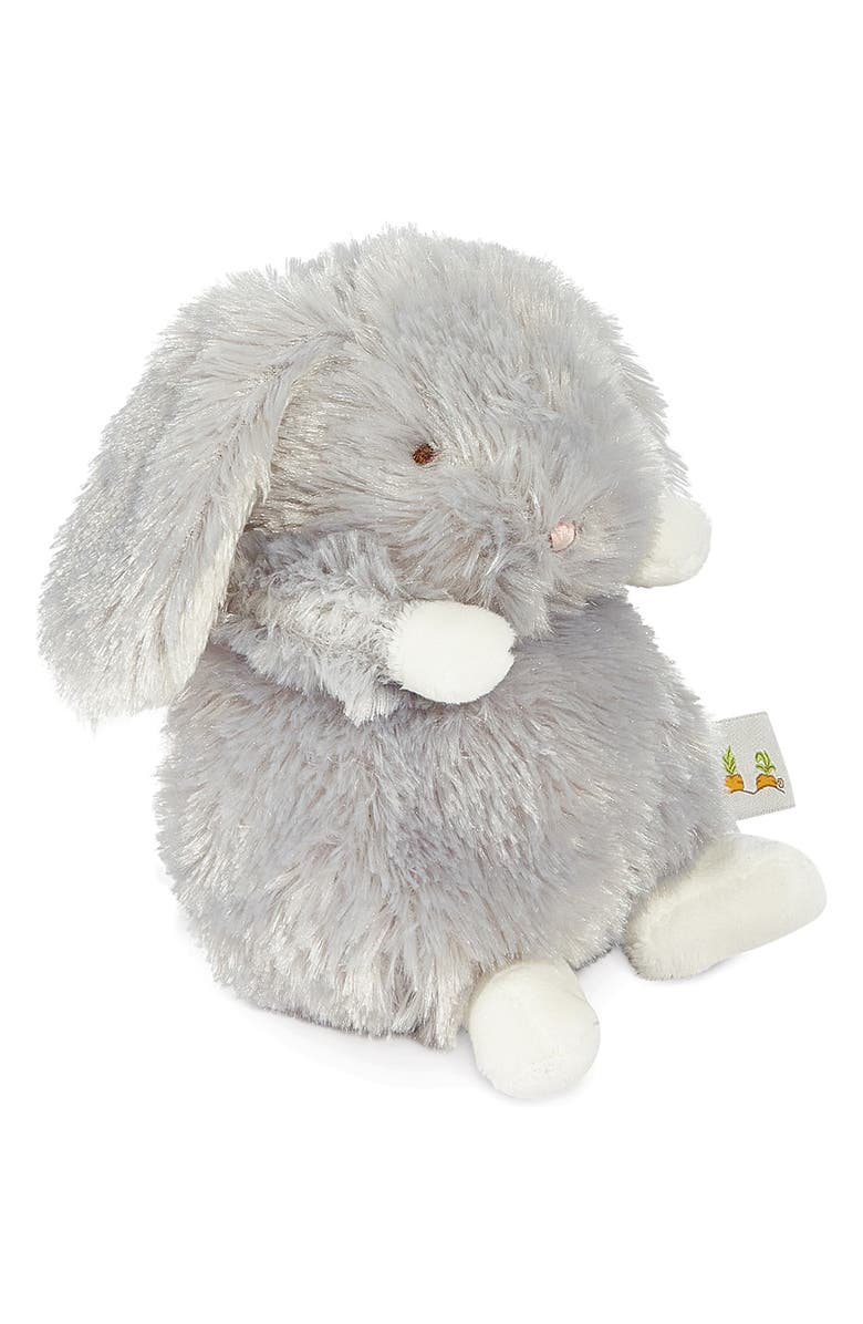Bunnies by the Bay Wee Bloom Plush Bunny, Alternate, color, Grey