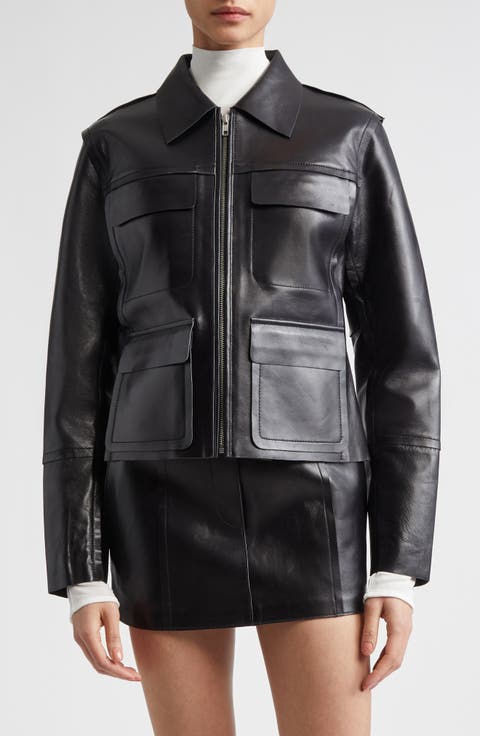 Sherla Lambskin Leather Jacket