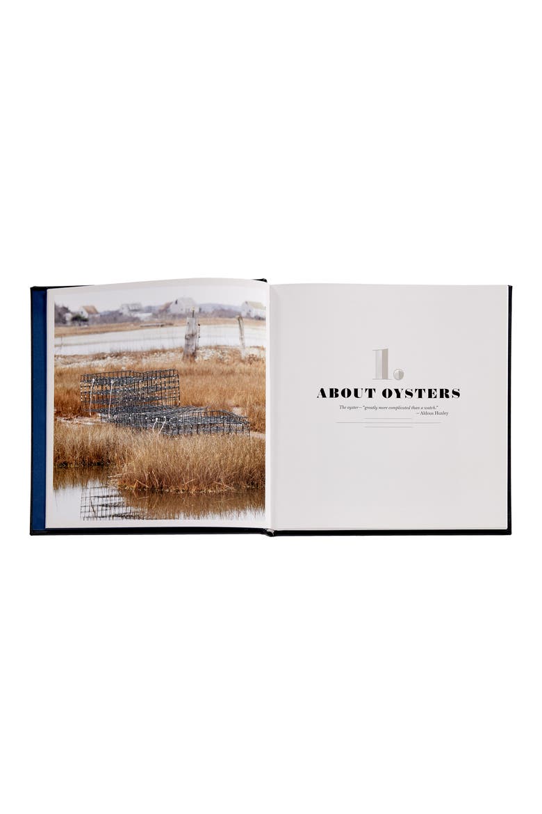 Oysters A Celebration in the Raw Leather Edition, Alternate, color, blue