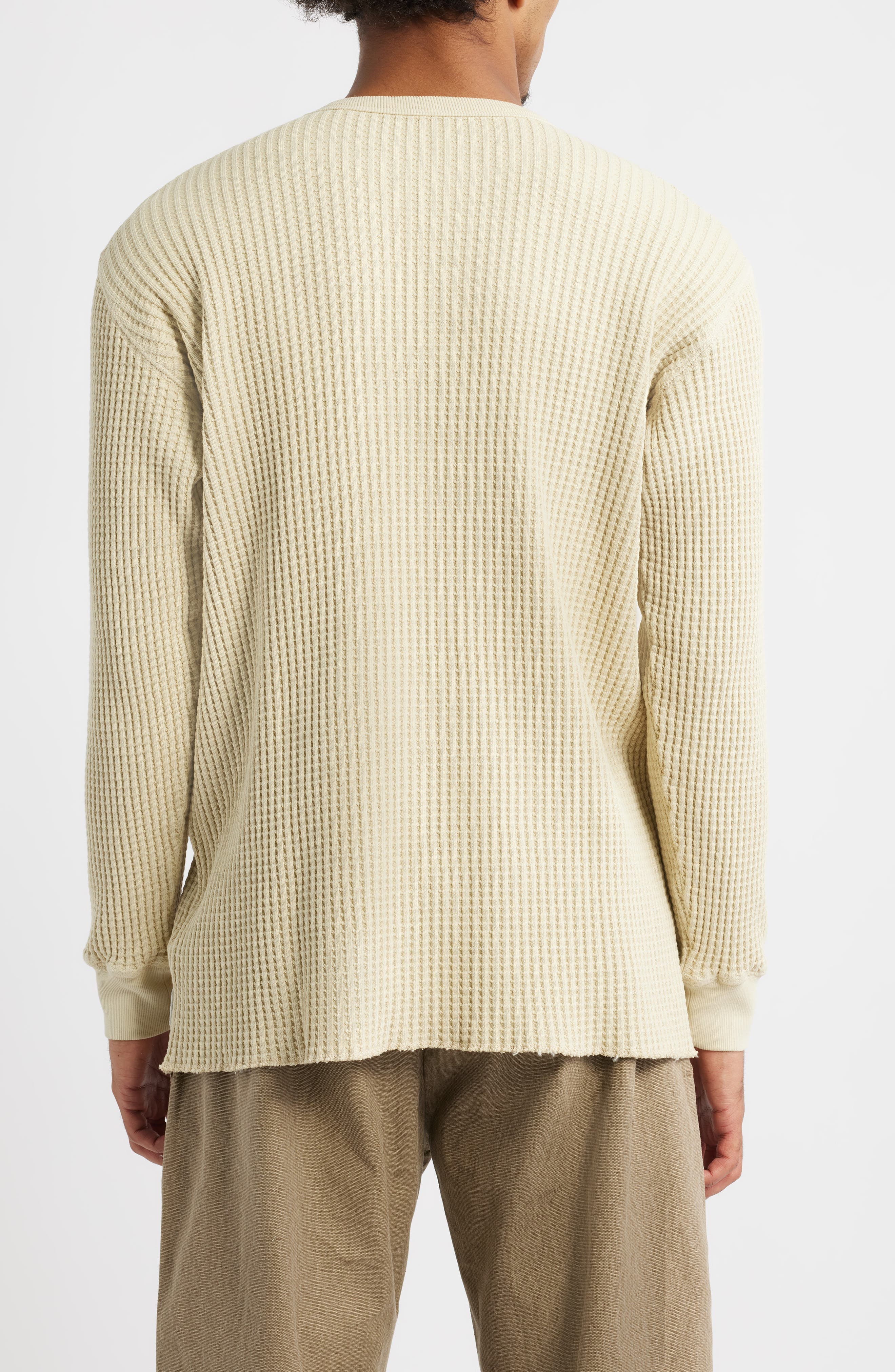 Thermal Knit Long Sleeve T-Shirt - image 2