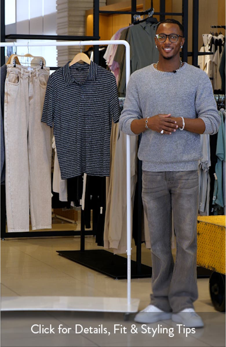 Stripe Linen Polo, sales video thumbnail