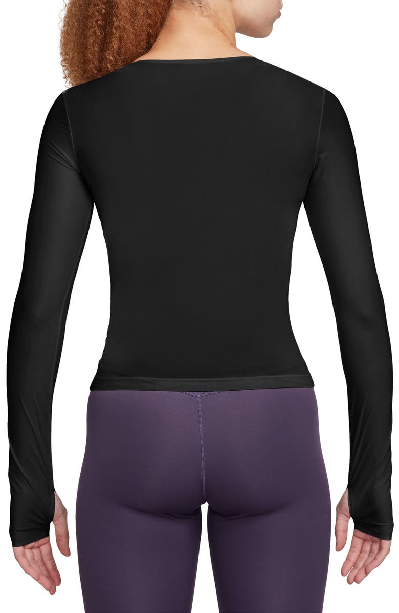 Nike FutureMove Long Sleeve Dri-FIT Sheer Top, Alternate, color, 