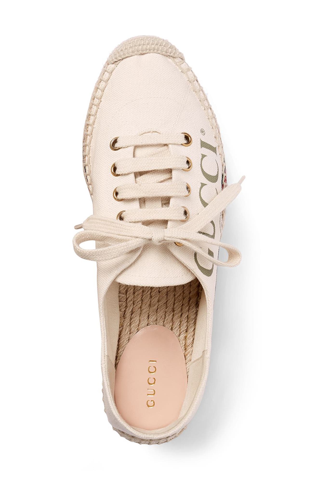 Gucci Lilibeth Convertible Logo Espadrille, Alternate, color, 