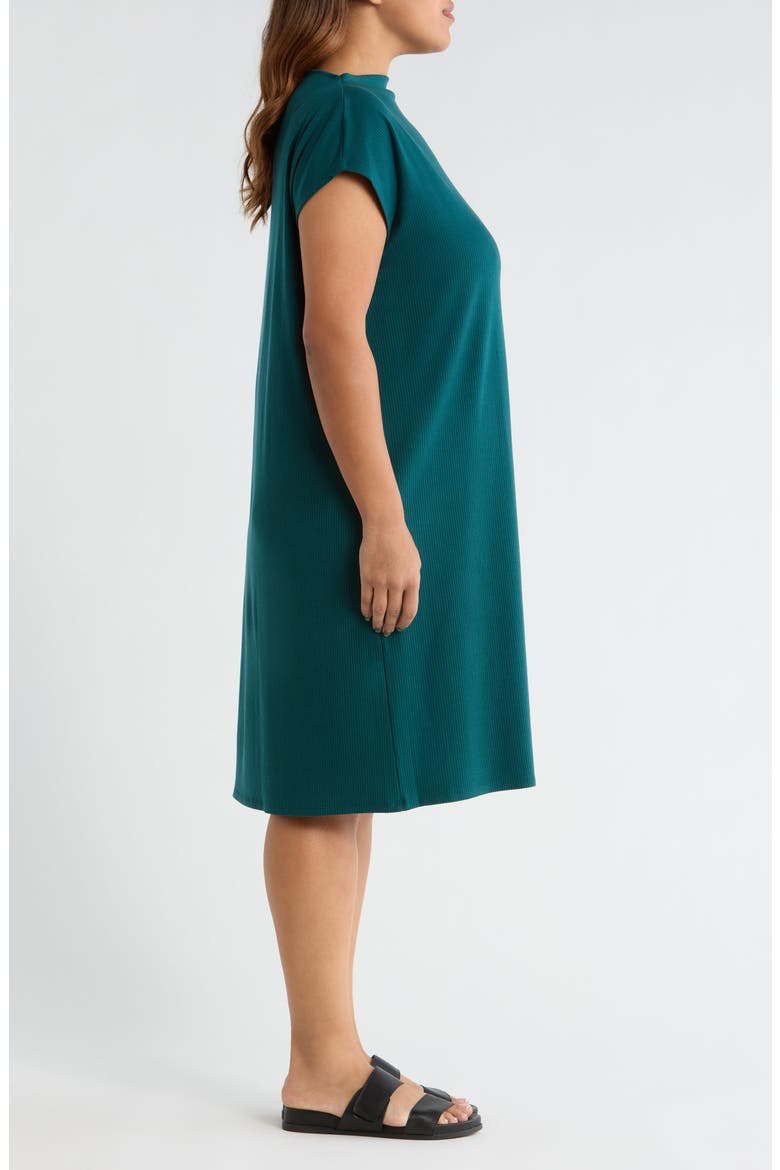 Funnel Neck Maxi Dress, Alternate, color, KELP