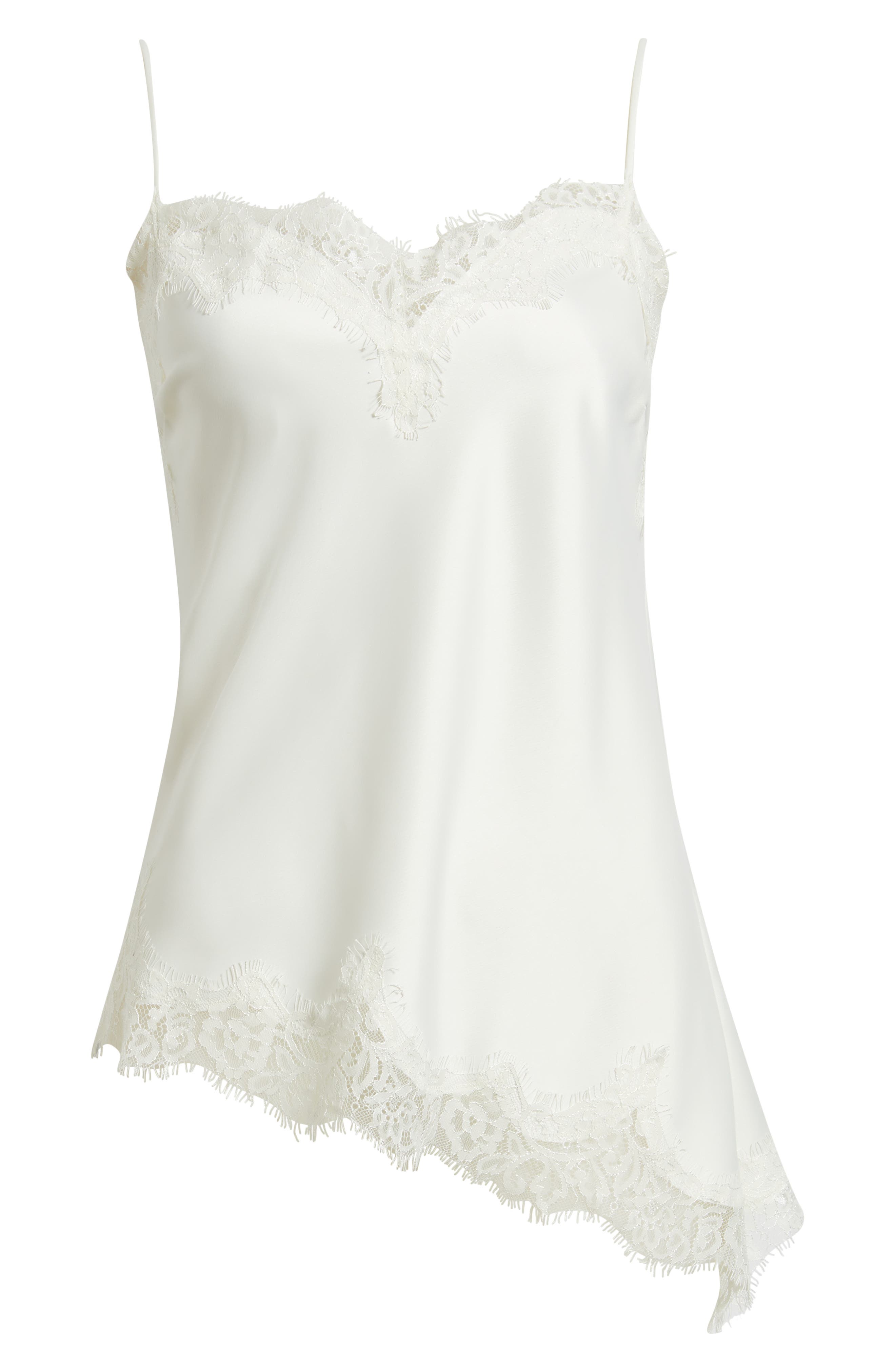 Lace Trim Satin Camisole (Women) | Nordstrom