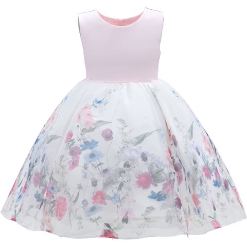 Mabel Floral Garden Organza Dress