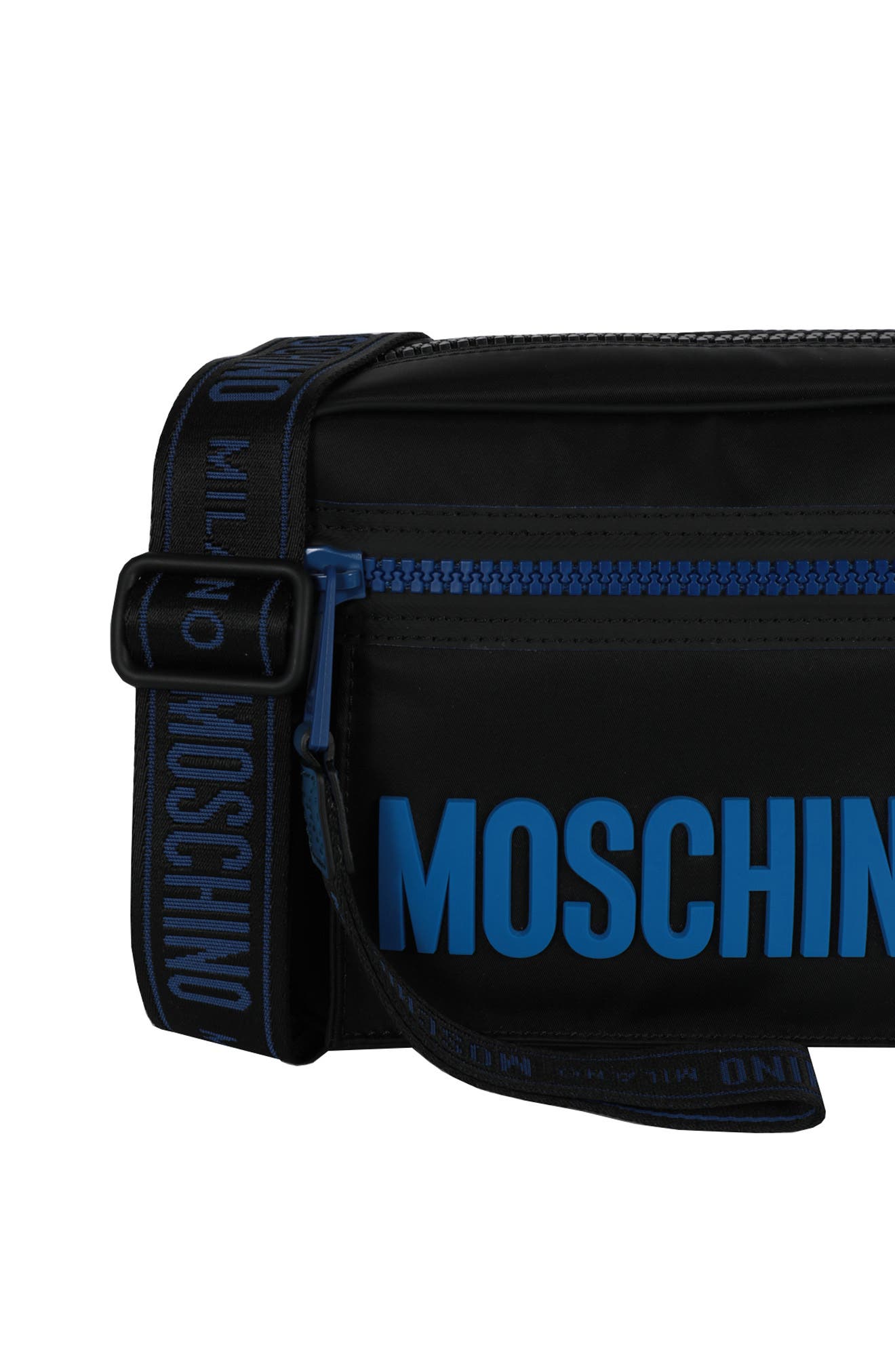 Moschino 3D Logo Crossbody Bag, Alternate, color, 