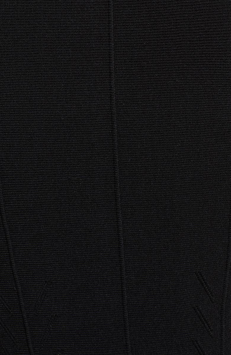 McQueen Alexander McQueen Cutout Scallop Hem Midi Sweater Dress, Alternate, color, 