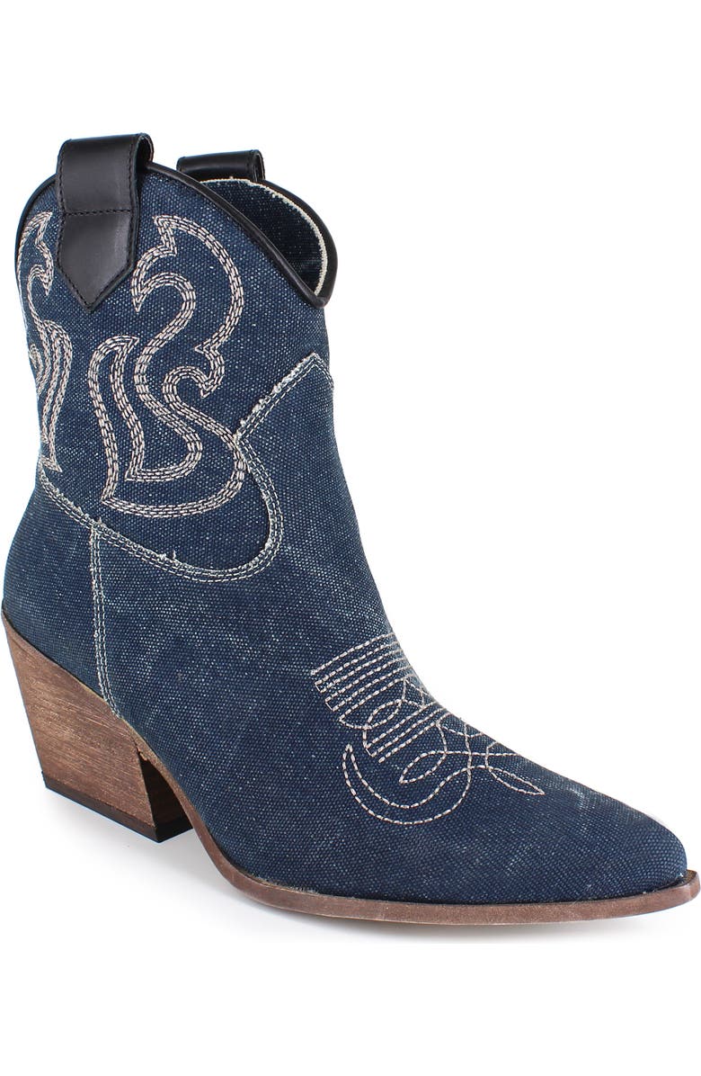 ZIGI Paula Bootie, Main, color, Blue Denim