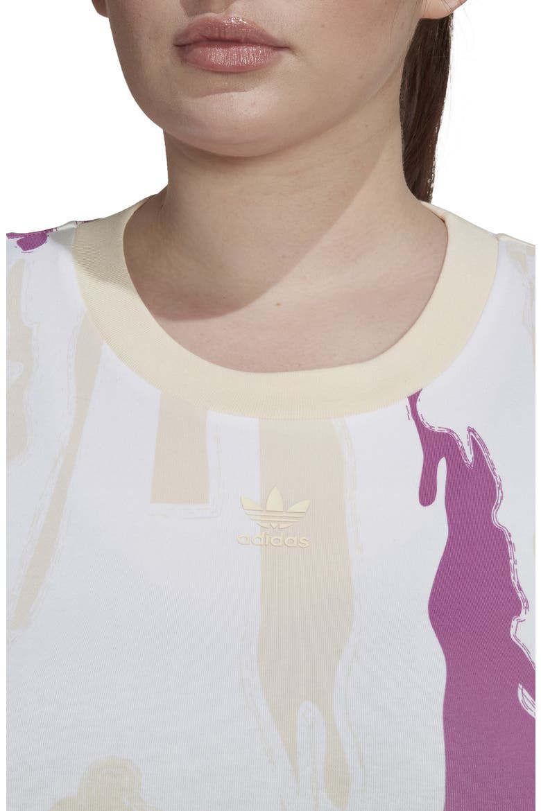 X Thebe Magugu Crop Top, Alternate, color, MULTICOLOR/ WHITE/ ECRU TINT