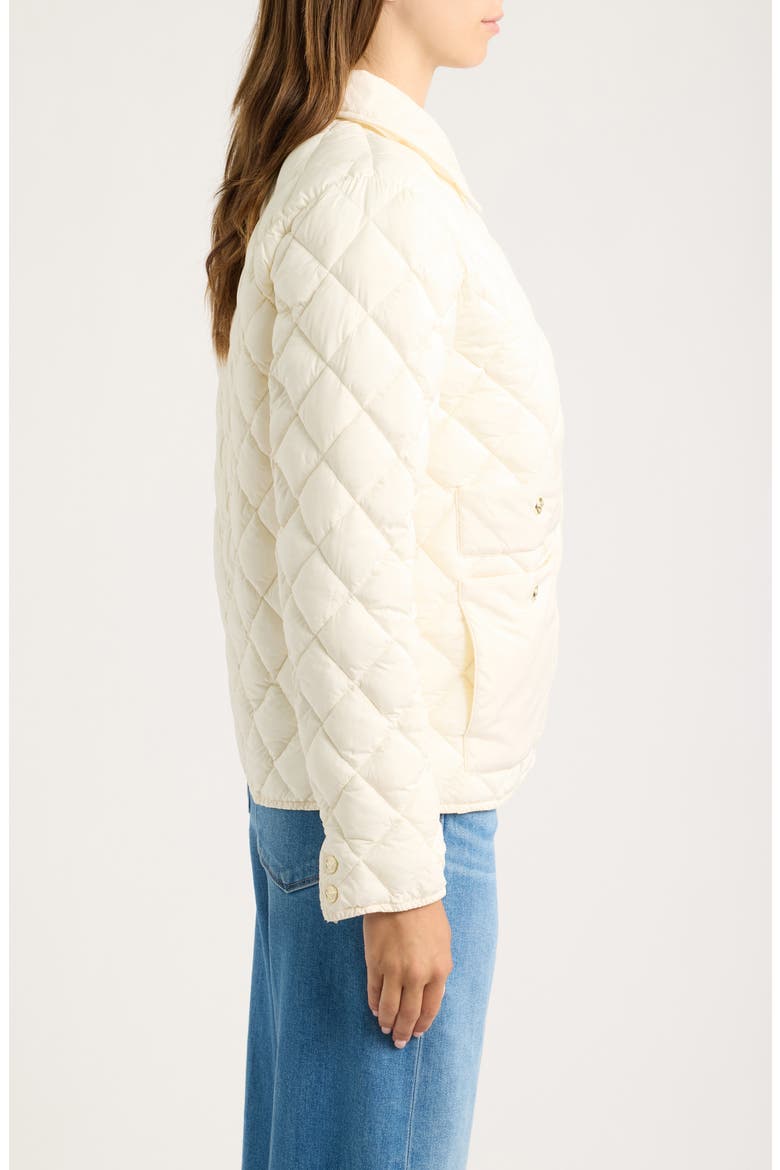 Quilted Liner Jacket, Alternate, color, VANILA ICE