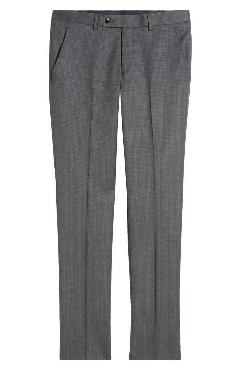 Ted Baker London Jerome Soft Constructed Wool Tapered Dress Pants, Alternate, color, 