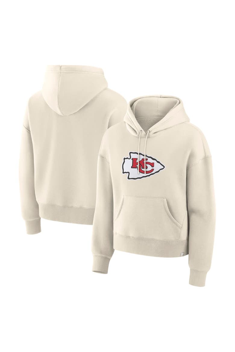 Women's Fanatics Cream Kansas City Chiefs Dove Legacy Pullover Hoodie, Alternate, color, Cream