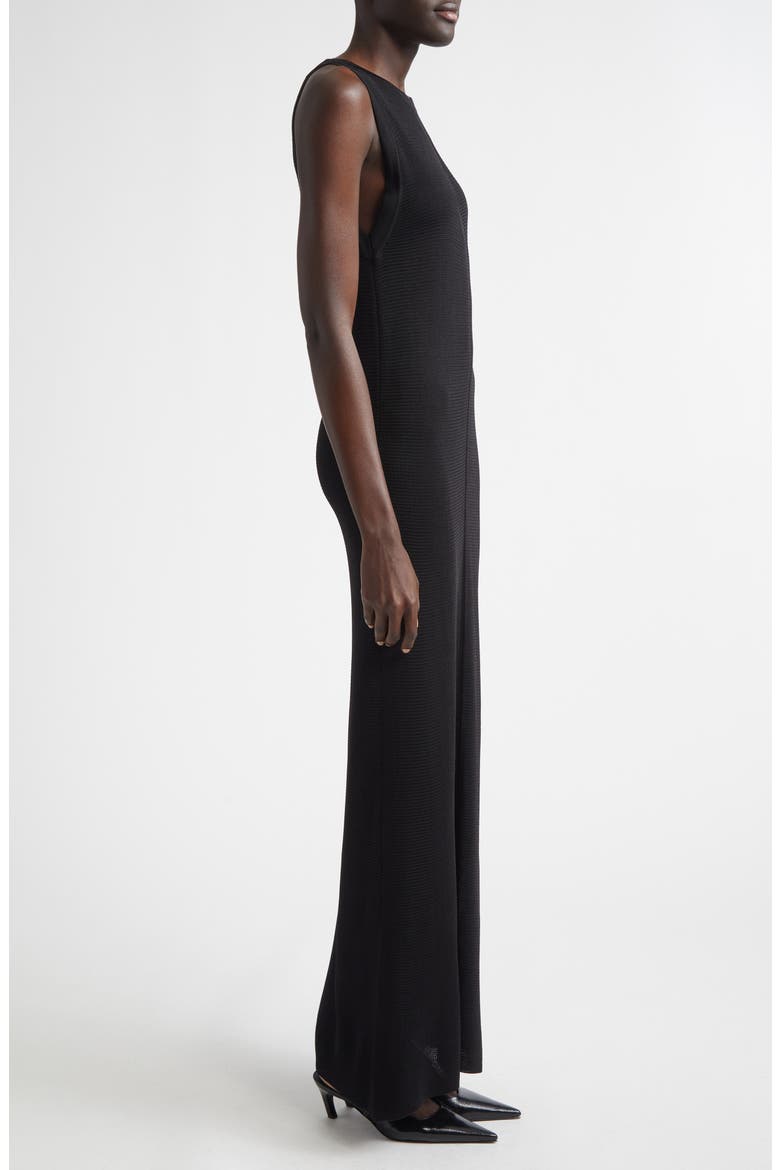 Pablo Sleeveless Maxi Dress, Alternate, color, BLACK