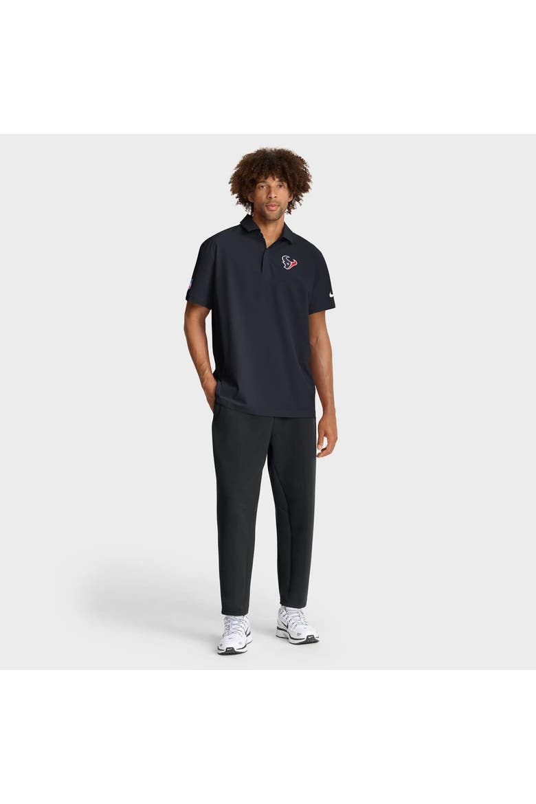 Men's Nike Navy Houston Texans Sideline City Pride Woven Performance Polo, Alternate, color, Navy