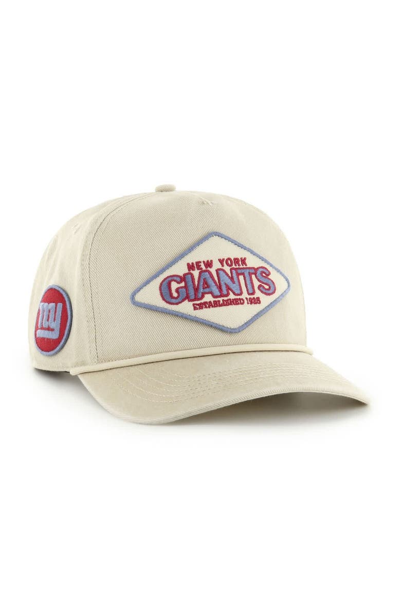 '47 Men's '47 Khaki New York Giants Cairn Hitch Adjustable Hat, Main, color, 