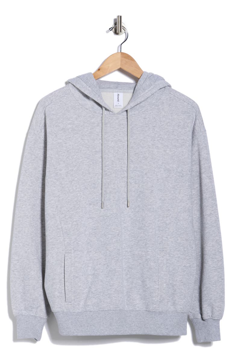 Abound Oversize Fleece Hoodie, Alternate, color, Grey Soft Heather