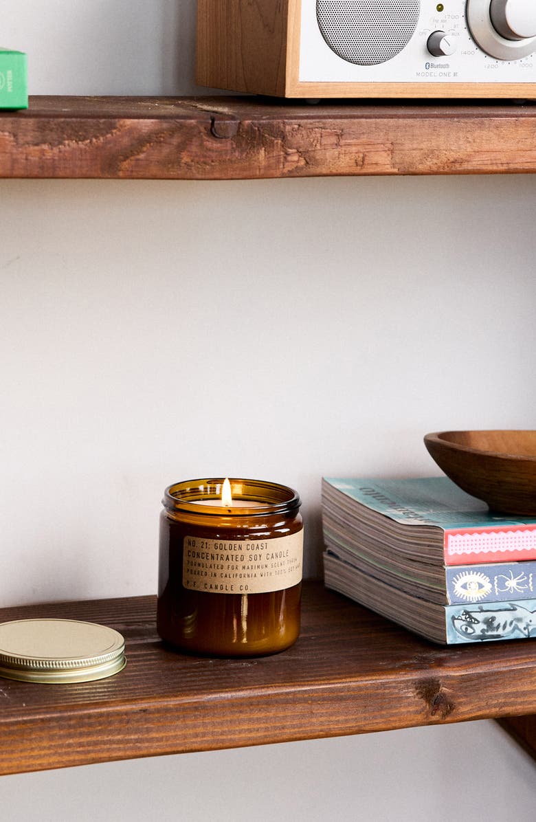 P.F. Candle Co. Golden Coast Large Concentrated Candle, Alternate, color, Brown