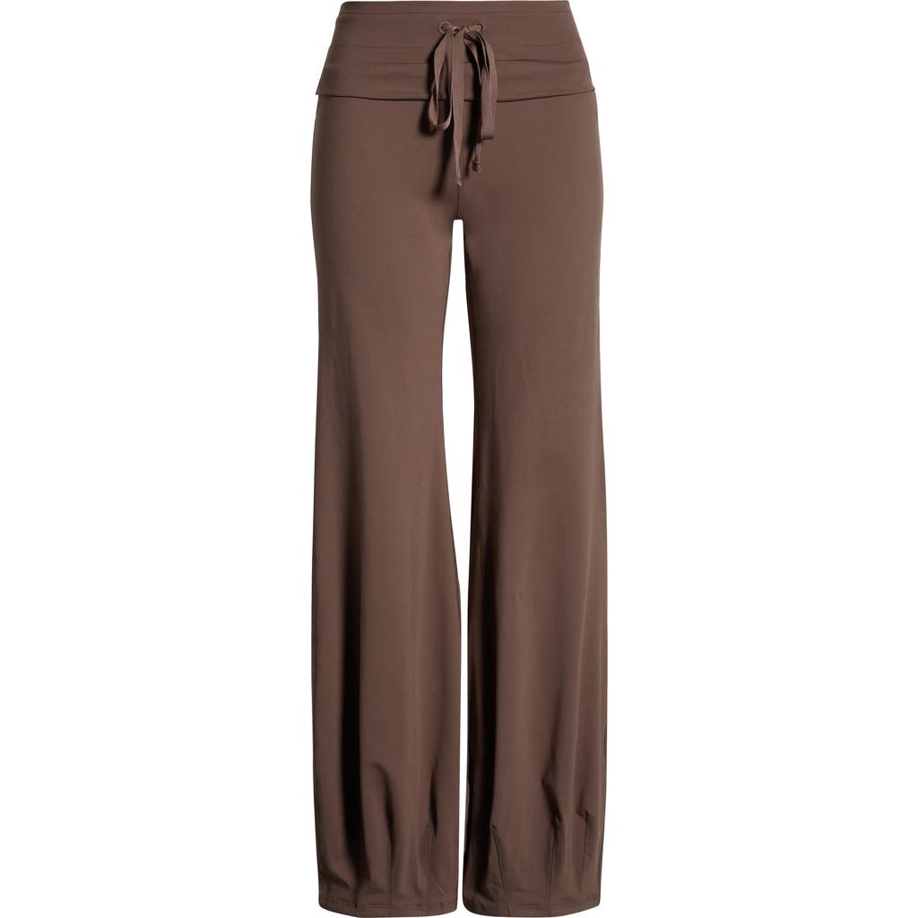 Free People Fp Movement Quick Step Drawstring Flare Pants In Brown