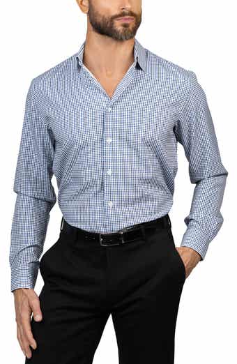 Eddie Bauer Trim Fit Check Dress Shirt